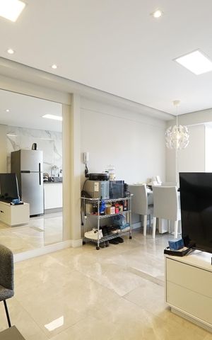 Apartamento à venda com 50m², 2 quartos e 2 vagasSala