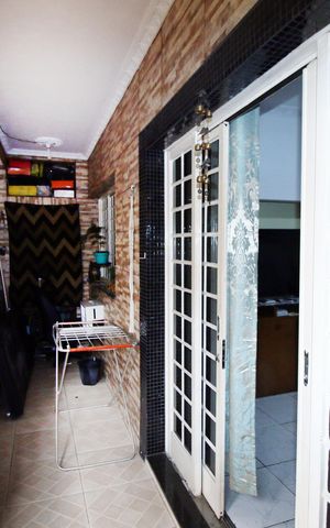 Casa à venda com 63m², 2 quartos e sem vagaVaranda