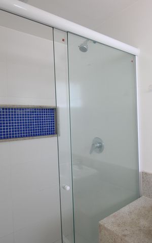 Casa de condomínio para alugar com 127m², 3 quartos e 2 vagasBanheiro da suíte 1