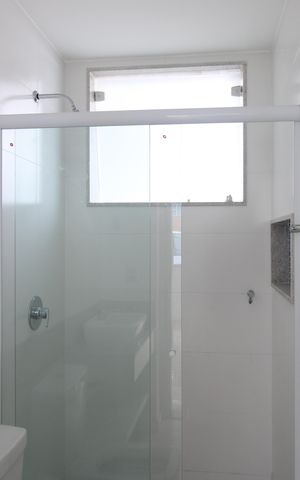 Casa de condomínio para alugar com 127m², 3 quartos e 2 vagasBanheiro social