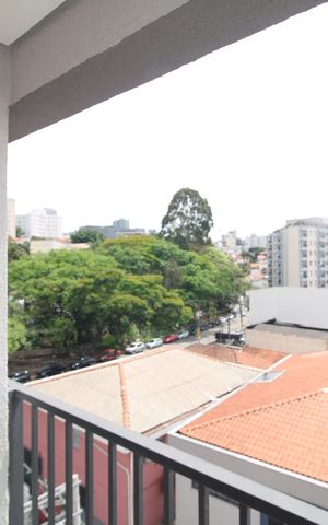 Apartamento para alugar com 26m², 1 quarto e sem vagaVaranda