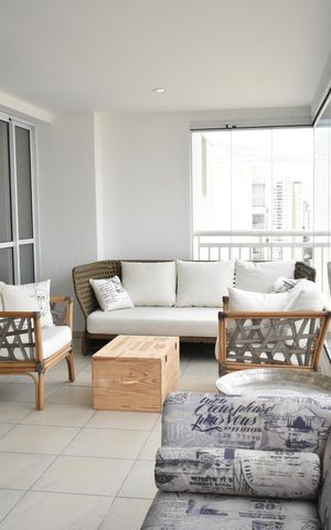 Apartamento para alugar com 104m², 2 quartos e 2 vagasSala