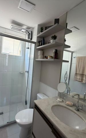 Apartamento à venda com 72m², 3 quartos e 2 vagas Apartamento à venda com 72m², 3 quartos e 2 vagasSuíte - Banheiro