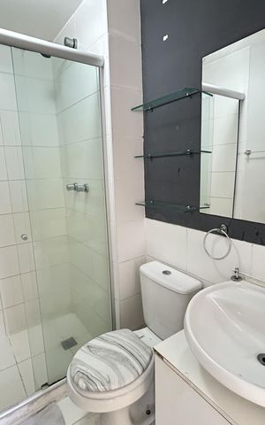 Apartamento à venda com 53m², 2 quartos e 1 vagaBanheiro Social