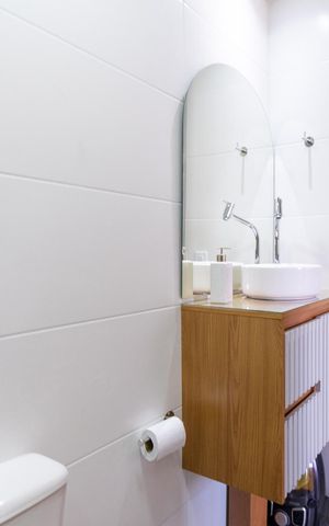 Apartamento para alugar com 24m², 1 quarto e sem vaga Apartamento para alugar com 24m², 1 quarto e sem vagaBanheiro da Suíte