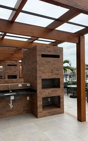 Apartamento para alugar com 56m², 2 quartos e 1 vagaÁrea comum - Churrasqueira