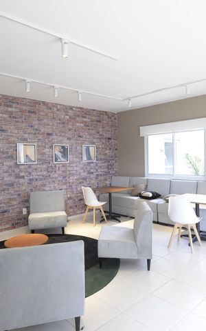Apartamento para alugar com 36m², 1 quarto e sem vagaSalão de festas