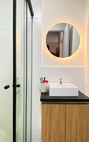 Apartamento para alugar com 36m², 2 quartos e sem vaga Apartamento para alugar com 36m², 2 quartos e sem vagaBanheiro
