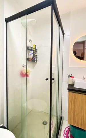 Apartamento para alugar com 36m², 2 quartos e sem vaga Apartamento para alugar com 36m², 2 quartos e sem vagaBanheiro