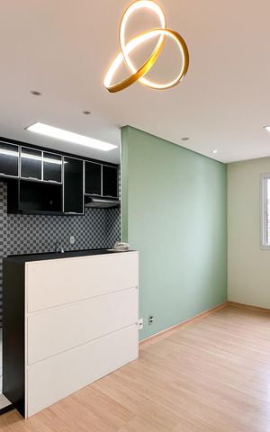 Apartamento à venda com 44m², 2 quartos e 1 vaga Apartamento à venda com 44m², 2 quartos e 1 vagaSala