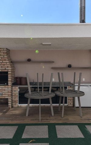 Apartamento à venda com 44m², 2 quartos e 1 vaga Apartamento à venda com 44m², 2 quartos e 1 vagaÁrea comum - Churrasqueira