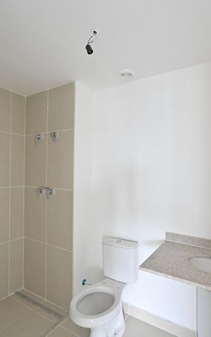 Apartamento à venda com 65m², 2 quartos e 1 vagaBanheiro Social 