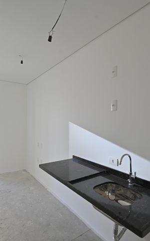 Studio à venda com 32m², 1 quarto e sem vagaCozinha