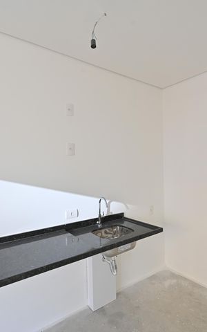 Studio à venda com 32m², 1 quarto e sem vagaCozinha