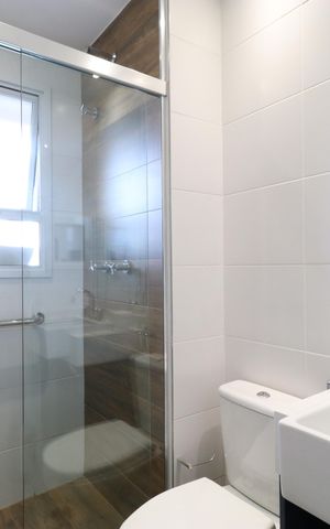 Apartamento à venda com 127m², 3 quartos e 3 vagasBanheiro da Suíte 1