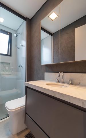 Apartamento à venda com 66m², 2 quartos e 2 vagas Apartamento à venda com 66m², 2 quartos e 2 vagasBanheiro