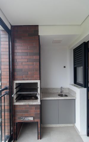 Apartamento à venda com 66m², 2 quartos e 2 vagas Apartamento à venda com 66m², 2 quartos e 2 vagasSacada com churrasqueira