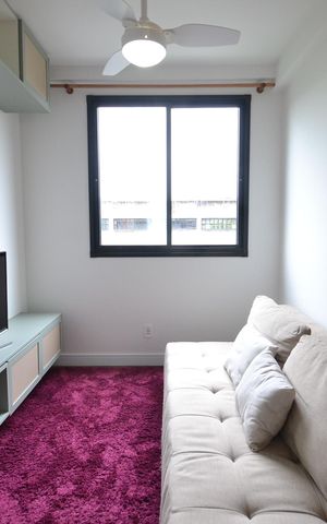 Apartamento para alugar com 44m², 1 quarto e sem vagaSala