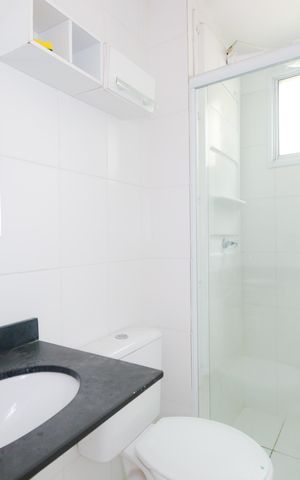 Apartamento para alugar com 42m², 2 quartos e 1 vagaBanheiro