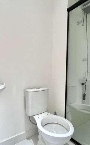 Apartamento para alugar com 27m², 1 quarto e sem vaga Apartamento para alugar com 27m², 1 quarto e sem vagaBanheiro da Suíte