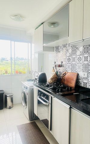 Apartamento para alugar com 49m², 2 quartos e 1 vagaCozinha e Área de Serviço