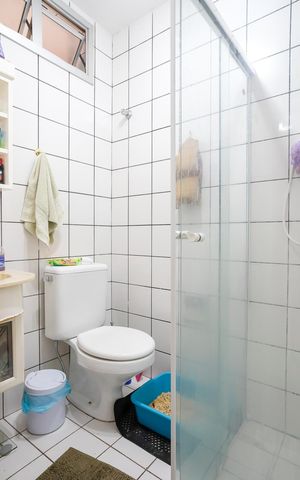 Apartamento à venda com 79m², 2 quartos e 1 vagaBanheiro da suíte