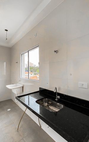 Apartamento para alugar com 46m², 2 quartos e sem vaga Apartamento para alugar com 46m², 2 quartos e sem vagaCozinha / área de serviço