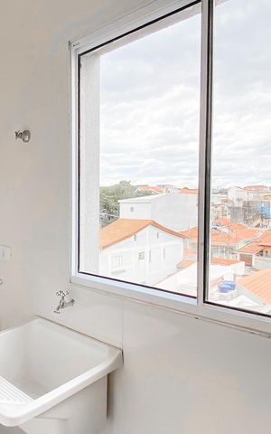 Apartamento para alugar com 46m², 2 quartos e sem vaga Apartamento para alugar com 46m², 2 quartos e sem vagaCozinha / área de serviço