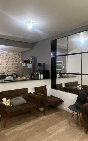 Casa para alugar com 65m², 2 quartos e 1 vaga Casa para alugar com 65m², 2 quartos e 1 vagaSala - Cozinha