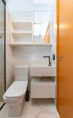 Apartamento para alugar com 65m², 2 quartos e 1 vaga Apartamento para alugar com 65m², 2 quartos e 1 vagaBanheiro Social