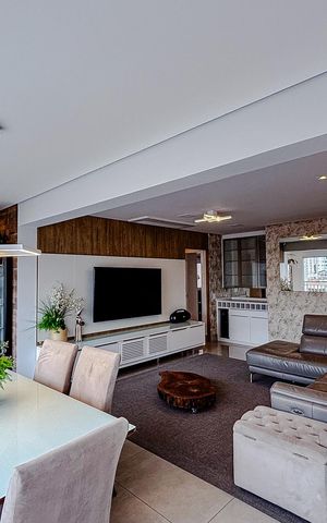 Apartamento à venda com 129m², 3 quartos e 2 vagasSala