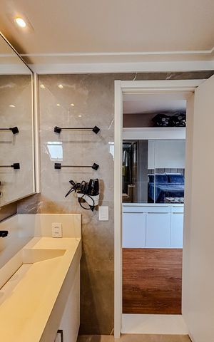 Apartamento à venda com 129m², 3 quartos e 2 vagasBanheiro da Suíte