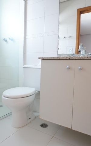Apartamento para alugar com 80m², 3 quartos e 2 vagasBanheiro da Suíte