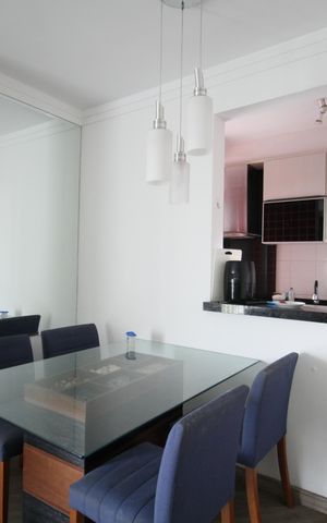 Apartamento para alugar com 52m², 2 quartos e 1 vagaSala