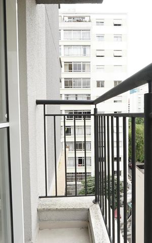 Apartamento à venda com 33m², 1 quarto e sem vagaVaranda