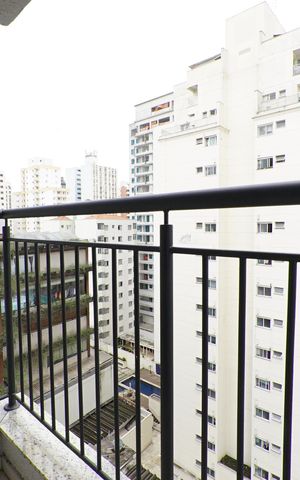 Apartamento à venda com 33m², 1 quarto e sem vagaVaranda