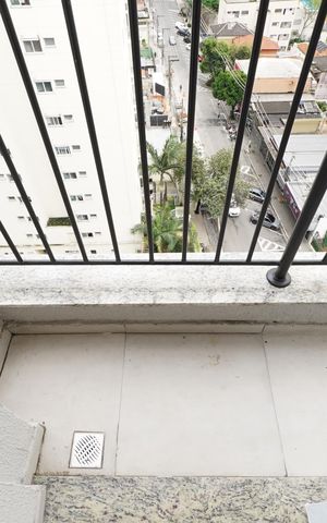 Apartamento à venda com 33m², 1 quarto e sem vagaVaranda