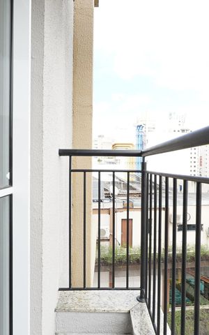 Apartamento à venda com 33m², 1 quarto e sem vagaVaranda