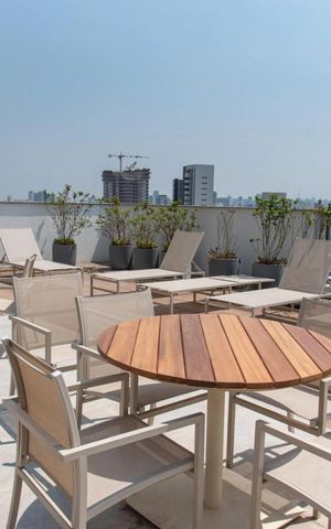 Studio à venda com 24m², 0 quarto e sem vaga Studio à venda com 24m², 0 quarto e sem vagaÁrea comum - Rooftop