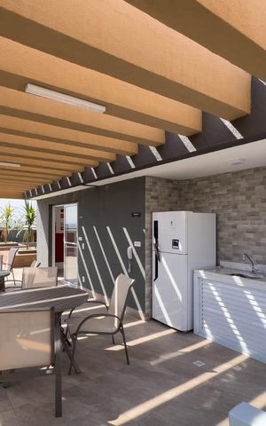 Apartamento à venda com 29m², 1 quarto e sem vaga Apartamento à venda com 29m², 1 quarto e sem vagaChurrasqueira