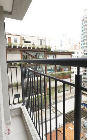Apartamento à venda com 29m², 1 quarto e sem vagaVaranda