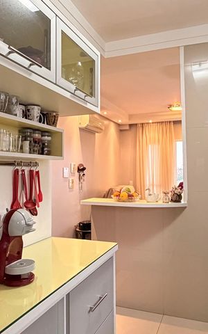 Apartamento à venda com 57m², 2 quartos e 1 vagaCozinha 