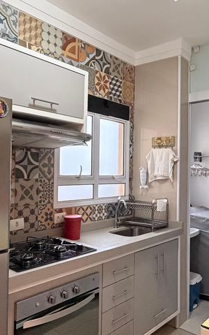 Apartamento à venda com 57m², 2 quartos e 1 vagaCozinha 