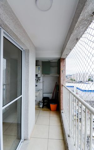 Apartamento para alugar com 43m², 2 quartos e 1 vagaVaranda da Sala