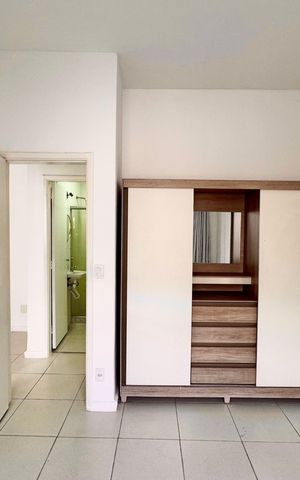 Apartamento para alugar com 55m², 1 quarto e sem vaga