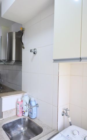 Apartamento à venda com 52m², 2 quartos e 1 vagaCozinha e Área de Serviço