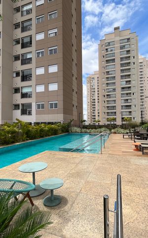 Apartamento para alugar com 60m², 1 quarto e 1 vaga Apartamento para alugar com 60m², 1 quarto e 1 vagaÁrea comum - Piscina