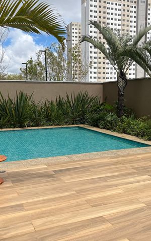 Apartamento para alugar com 60m², 1 quarto e 1 vaga Apartamento para alugar com 60m², 1 quarto e 1 vagaÁrea comum - Piscina