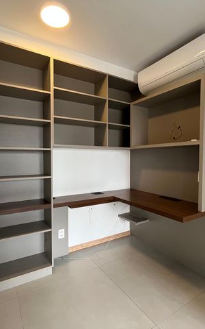 Apartamento para alugar com 60m², 1 quarto e 1 vaga Apartamento para alugar com 60m², 1 quarto e 1 vagaSala- Detalhe