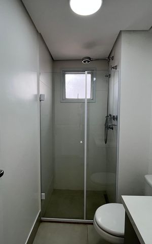 Apartamento para alugar com 60m², 1 quarto e 1 vaga Apartamento para alugar com 60m², 1 quarto e 1 vagaBanheiro da Suíte